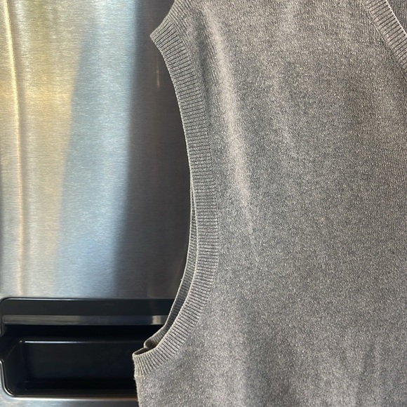 100% PIMA COTTON Ralph Lauren Polo Men’s Size L, SLEEVELESS Sweater‎ Vest gray - Picture 8 of 11